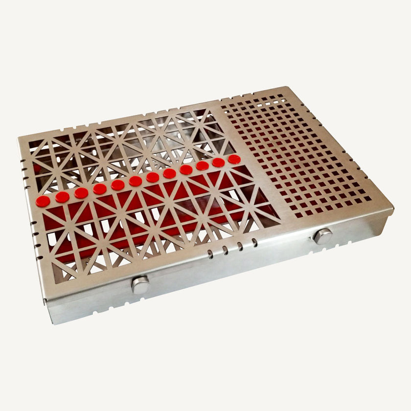 Sterilization Cassette 12 Inserts with Accessory Area