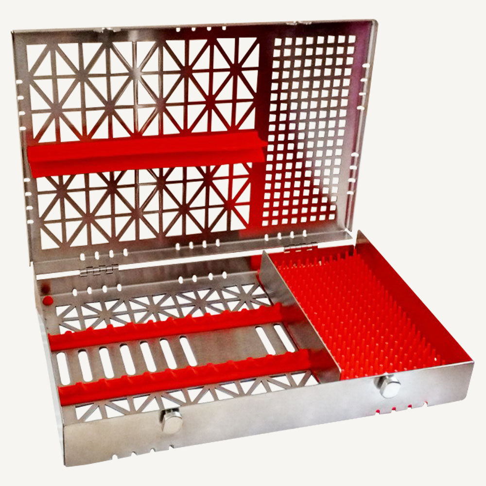 Sterilization Cassette 12 Inserts with Accessory Area