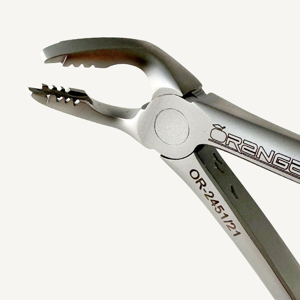 Atraumatic Extraction Forceps Set (Serrated)