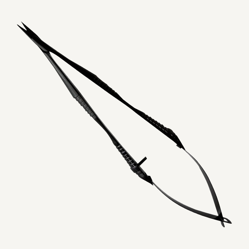 Black Castroviejo Micro Scissors Straight 18cm