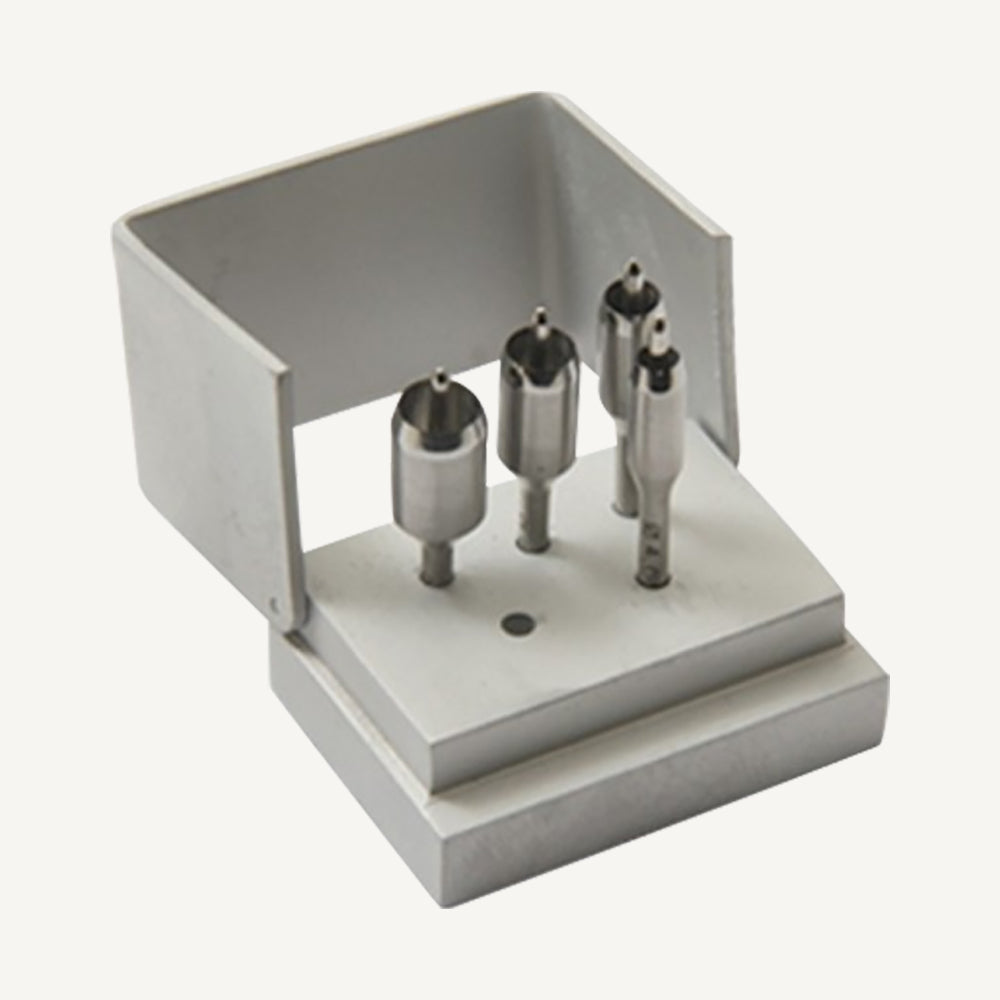 Set of 4 Tissue Punches With Guide Pin