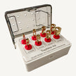 Set of 8 Trephine Burs with Gold Titanium Nitride Coating