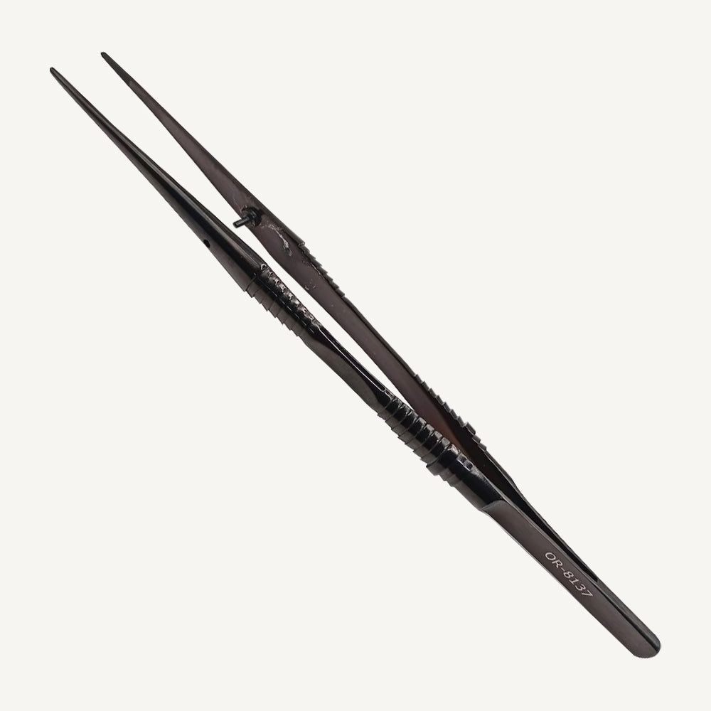 Castroviejo Micro Tweezers TC, STR, 18cm