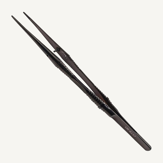 Castroviejo Micro Tweezers TC, STR, 18cm