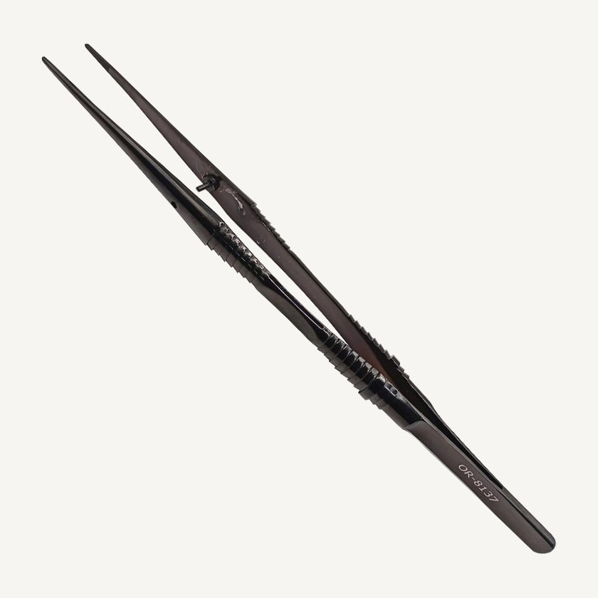 Castroviejo Micro Tweezers TC, STR, 18cm