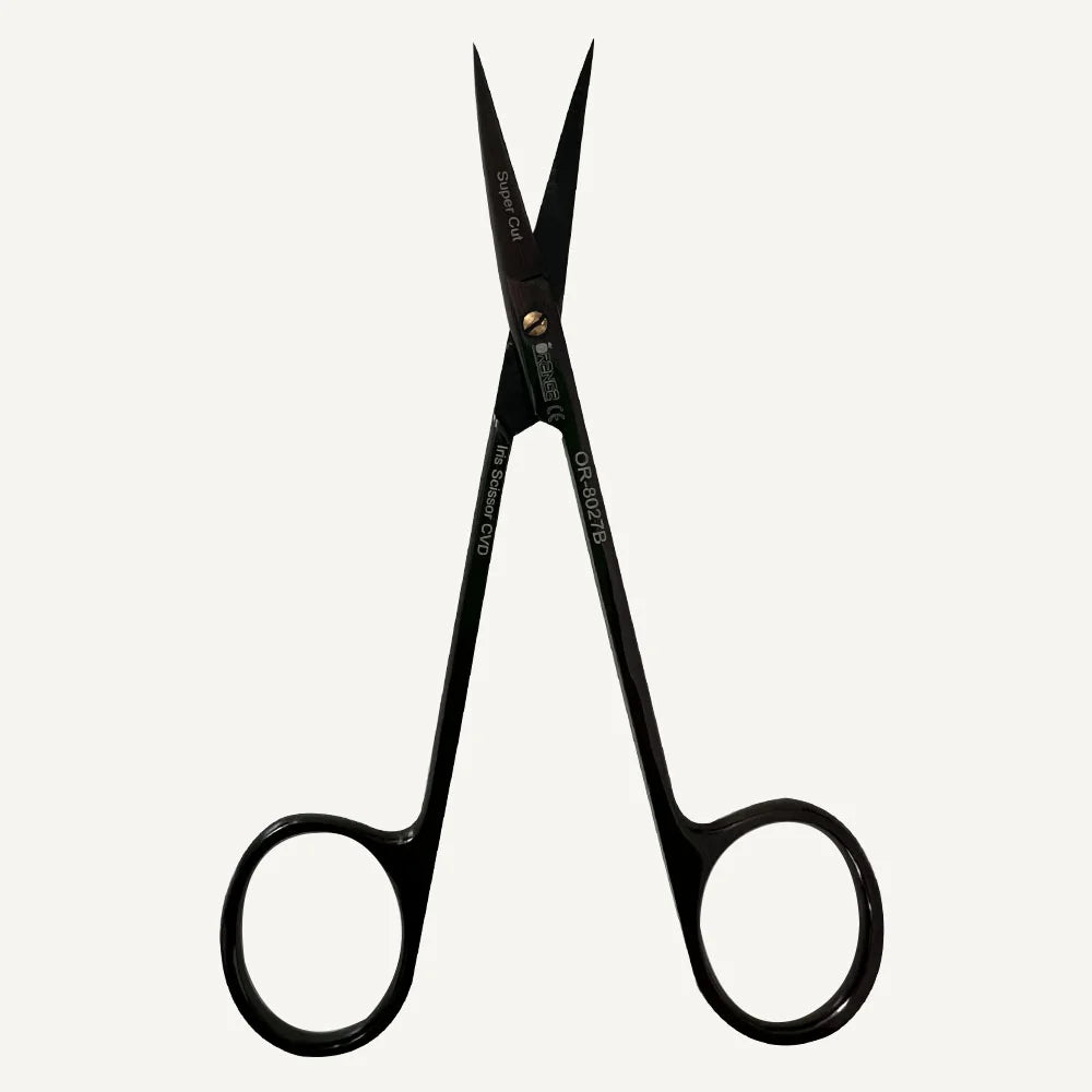 Black Iris Scissors Curved, 115mm