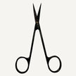 Black Iris Scissors Curved, 115mm