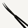 Black Iris Scissors Curved, 115mm