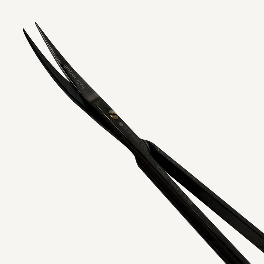 Black Iris Scissors Curved, 115mm