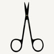 Black Iris Scissors Straight, 115mm