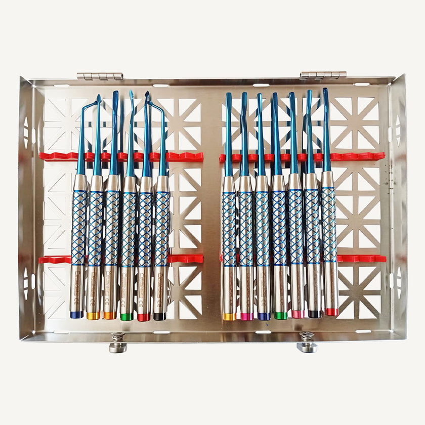 PDL Luxating Elevators Set Blue – Atraumatic Extraction