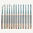 PDL Luxating Elevators Set Blue – Atraumatic Extraction