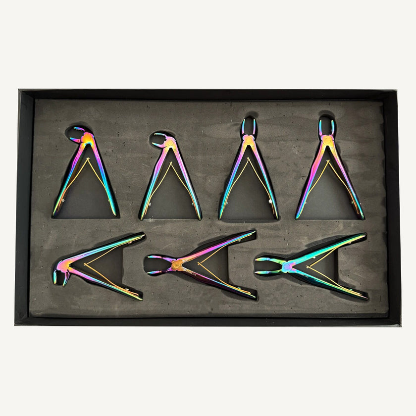 Pediatric Rainbow Extraction Forceps Set